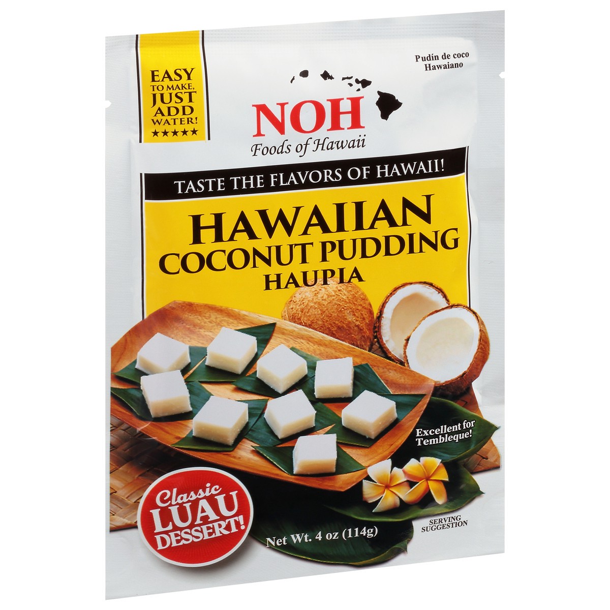 slide 8 of 14, NOH of Hawaii Haupia, 4 oz