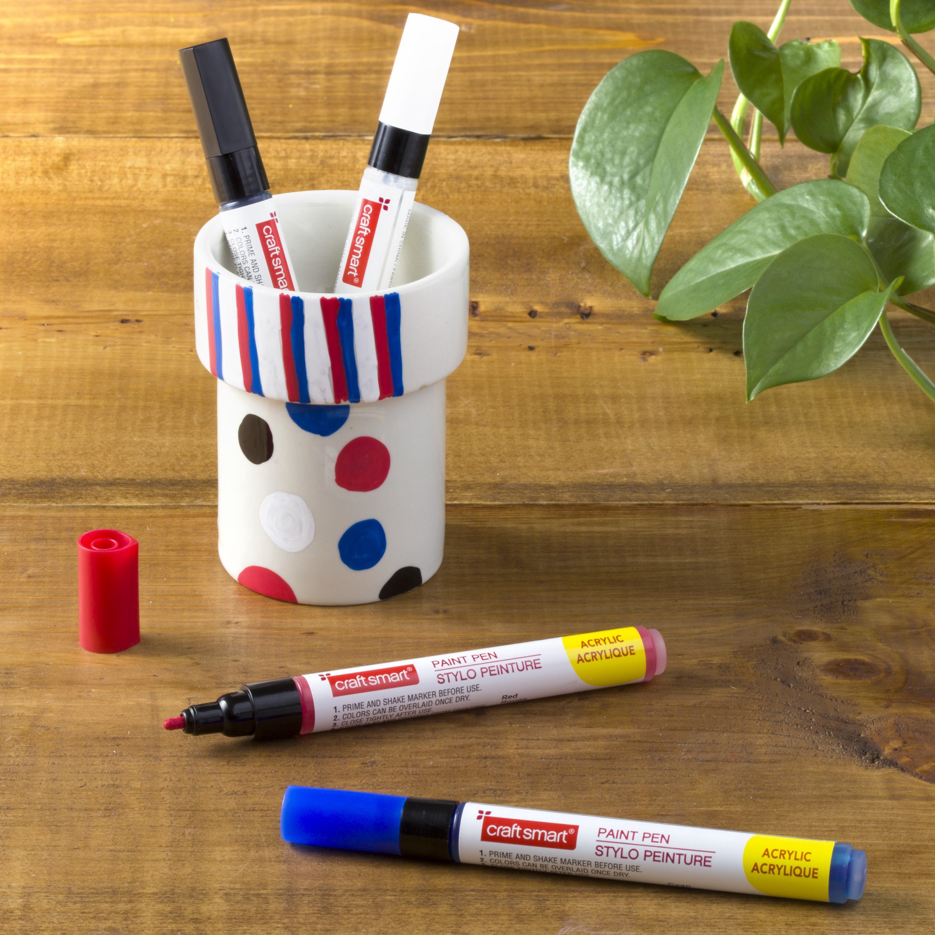 slide 6 of 8, 1.2mm Permanent Paint Pens Basic Set By Craft Smart, 1.2mm