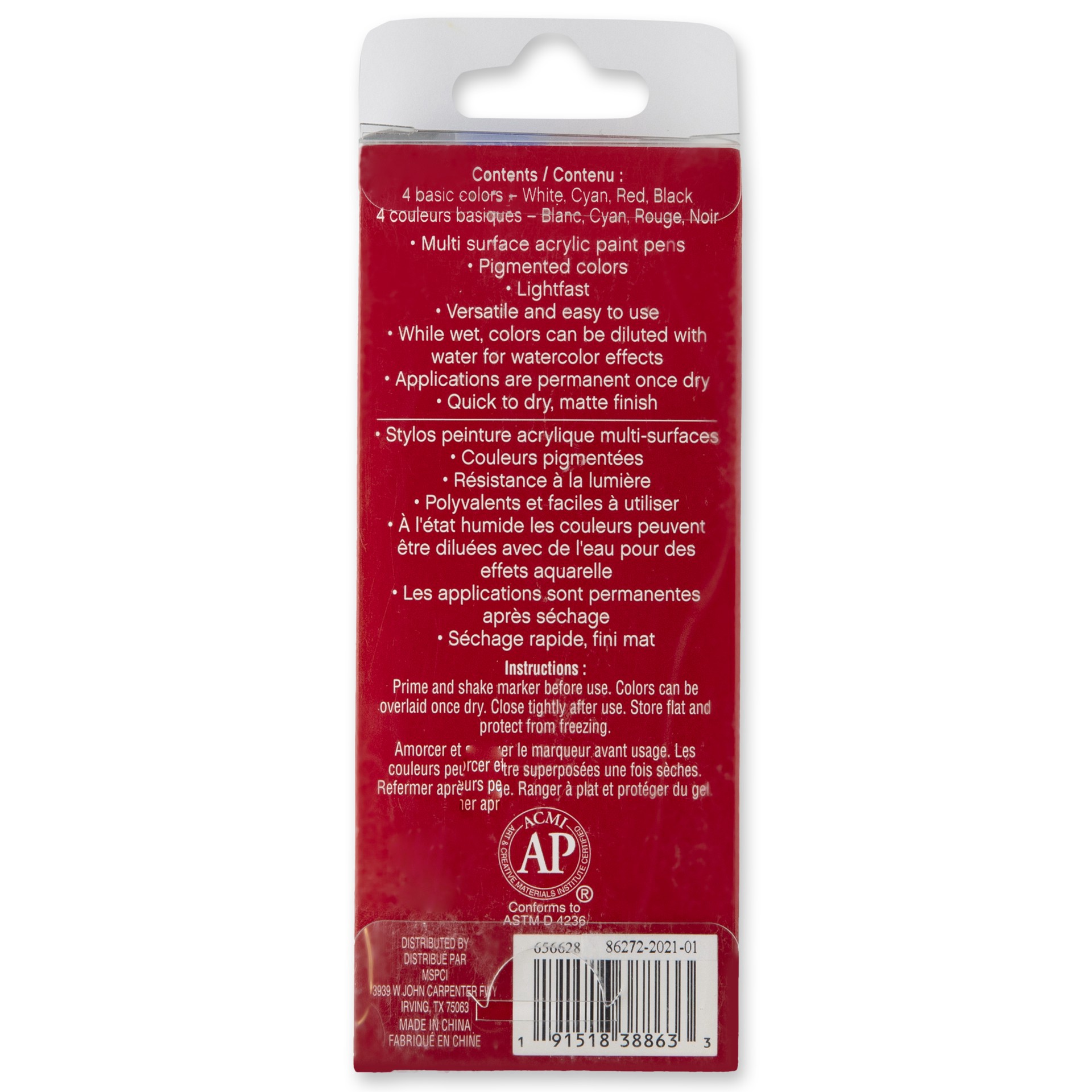 slide 2 of 8, 1.2mm Permanent Paint Pens Basic Set By Craft Smart, 1.2mm