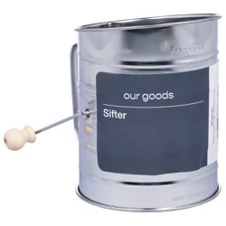 our goods Sifter with Crank
