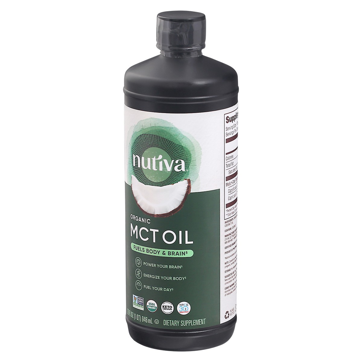 slide 6 of 13, Nutiva Organic MCT Oil 32 fl oz, 32 fl oz