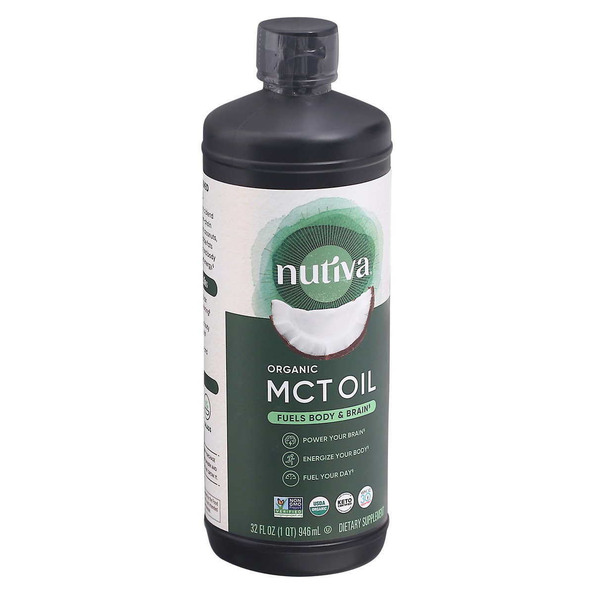 slide 10 of 13, Nutiva Organic MCT Oil 32 fl oz, 32 fl oz