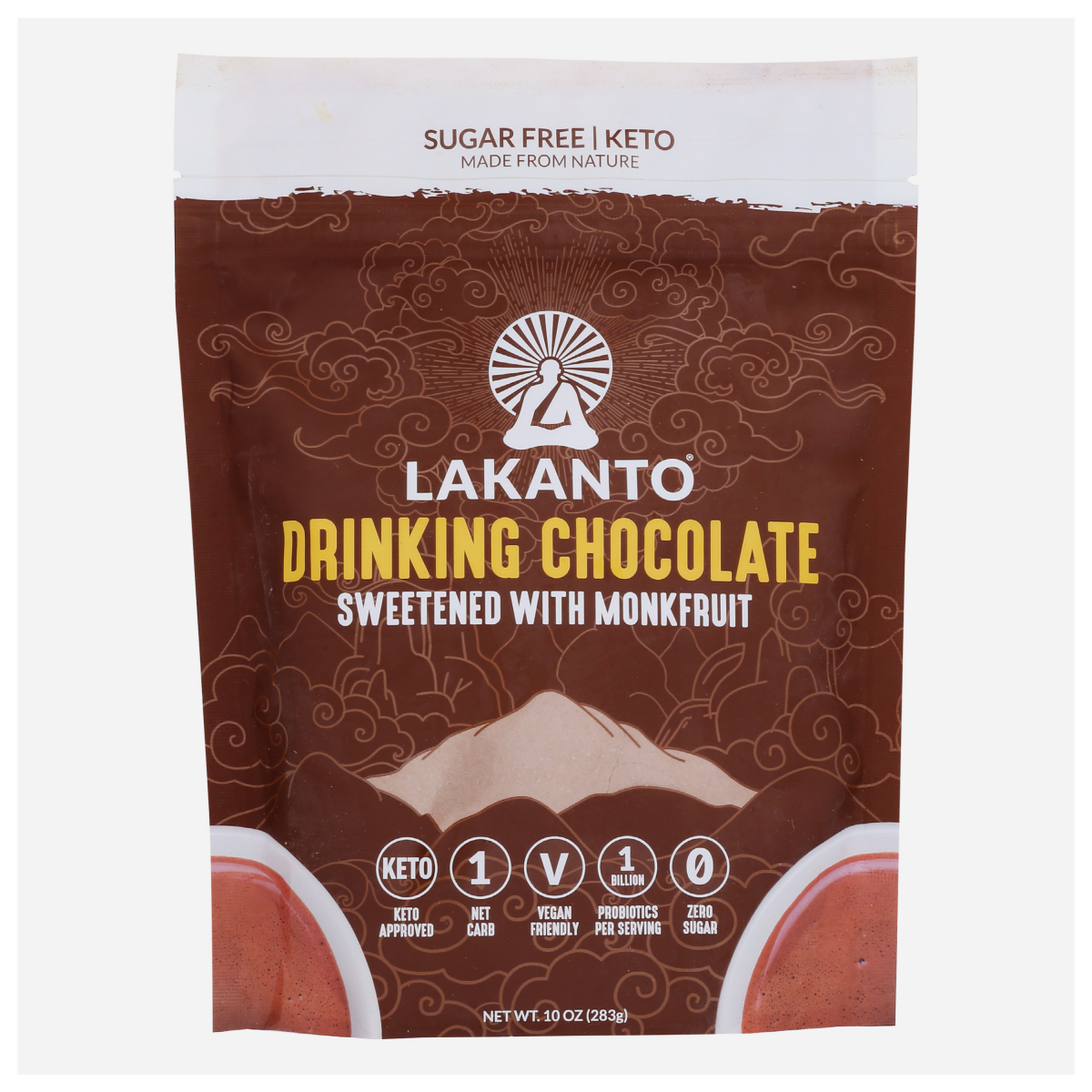 slide 1 of 4, Lakanto Cocoa Mix, 10 oz