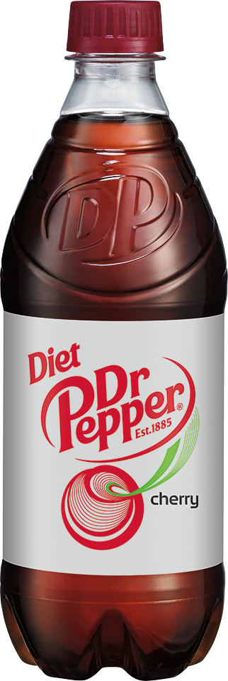 slide 1 of 2, Diet Dr Pepper Cherry, 20 fl oz