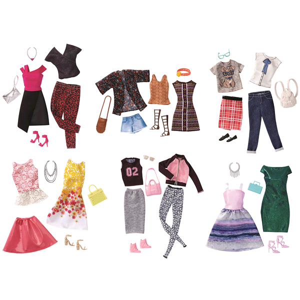 slide 1 of 1, Barbie Fashions Assortment, 1 ct