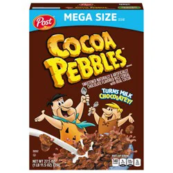 Post Cocoa PEBBLES Cereal, 27.5 OZ Box