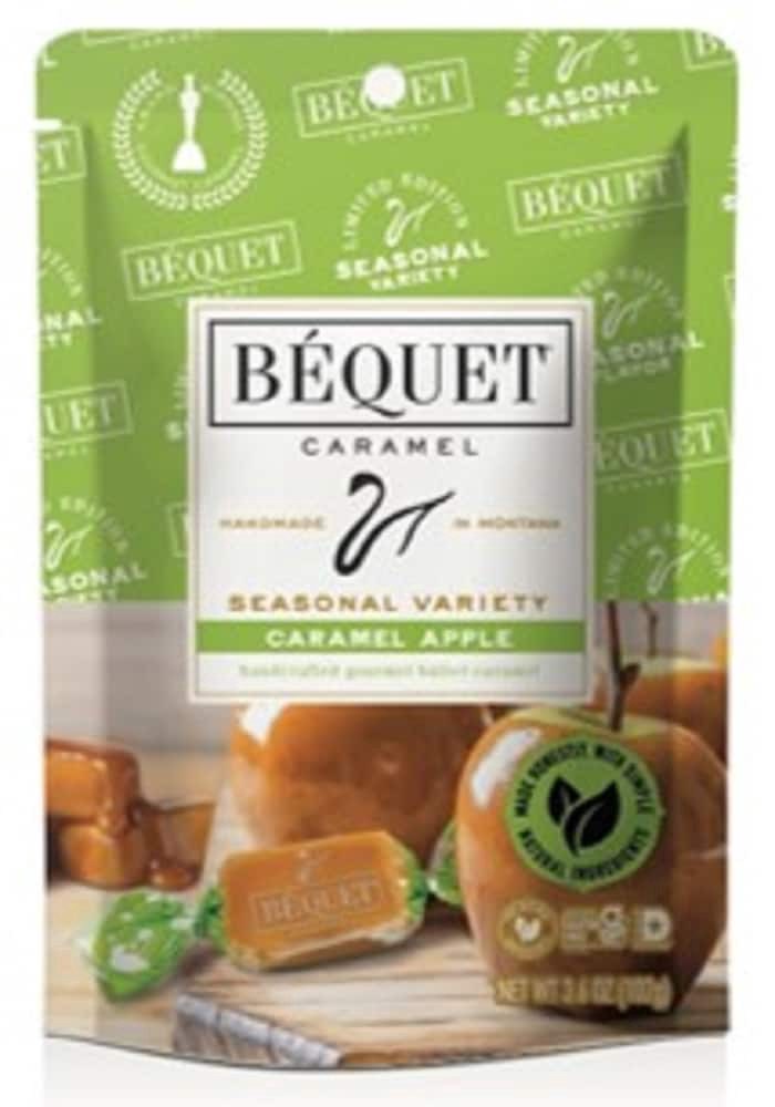 slide 1 of 1, Bequet Gourmet Caramel Apple Halloween Candy, 3.6 oz