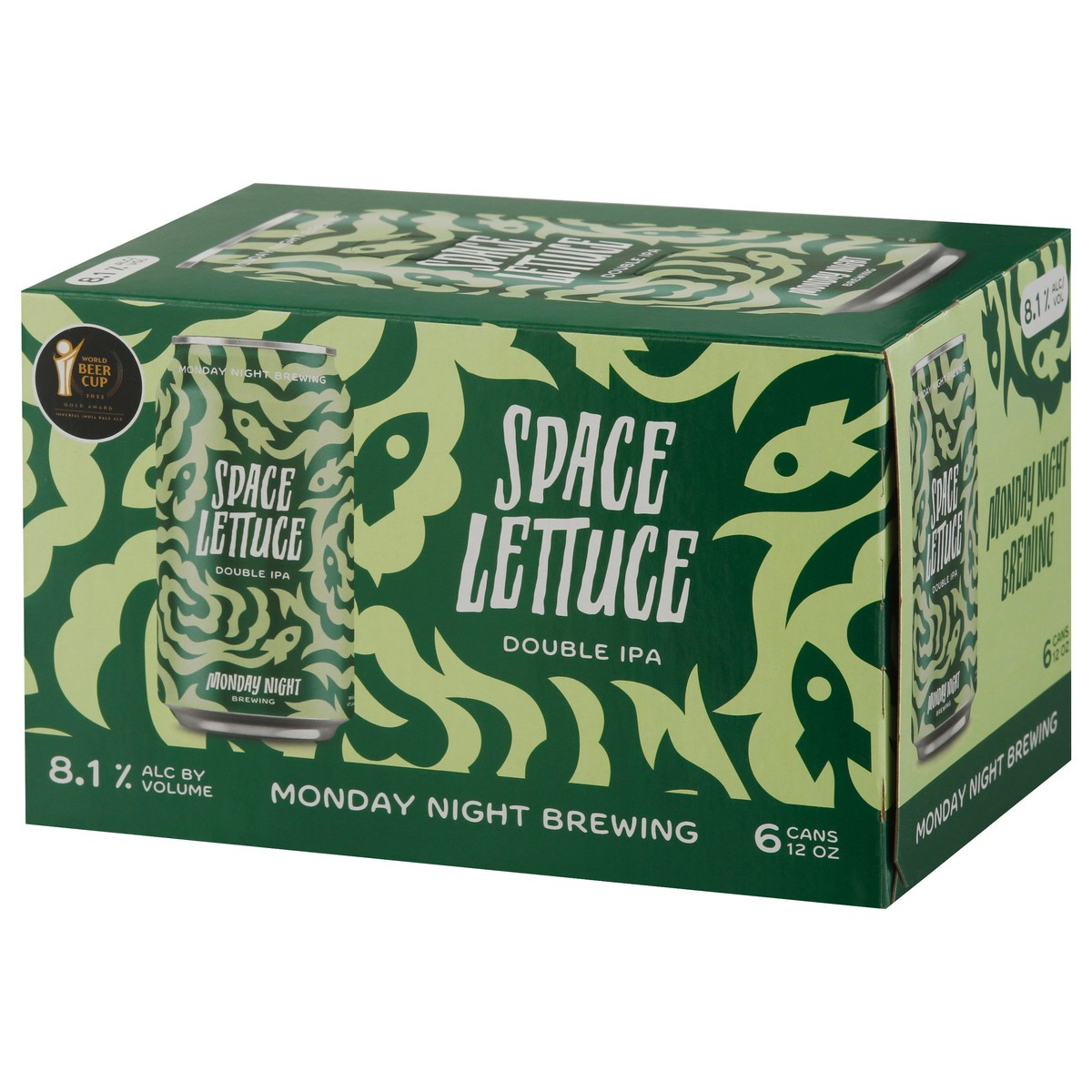 slide 5 of 9, Monday Night Brewing Monday Night Space Lettuce, 6 ct; 12 oz