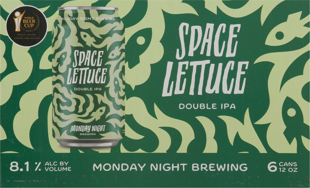 slide 2 of 9, Monday Night Brewing Monday Night Space Lettuce, 6 ct; 12 oz