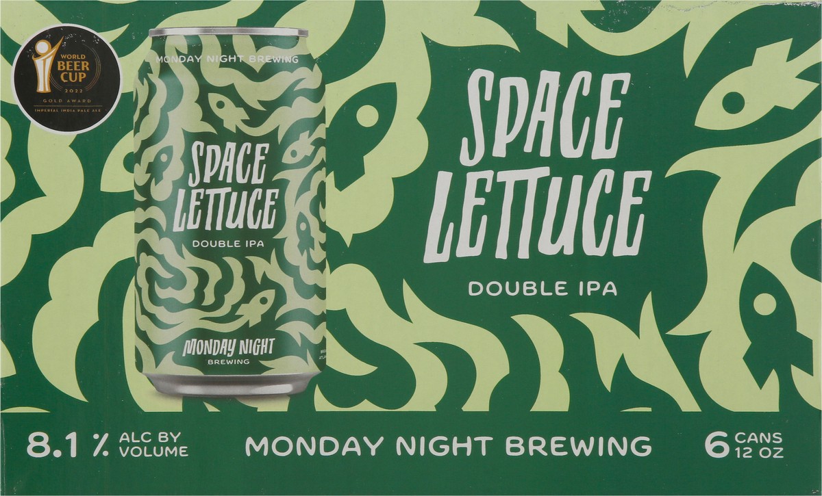 slide 6 of 9, Monday Night Brewing Monday Night Space Lettuce, 6 ct; 12 oz