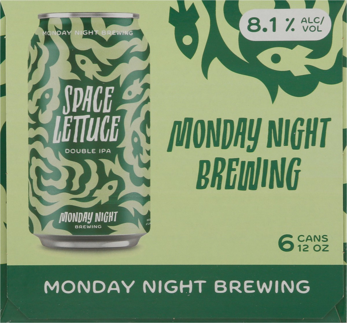 slide 7 of 9, Monday Night Brewing Monday Night Space Lettuce, 6 ct; 12 oz