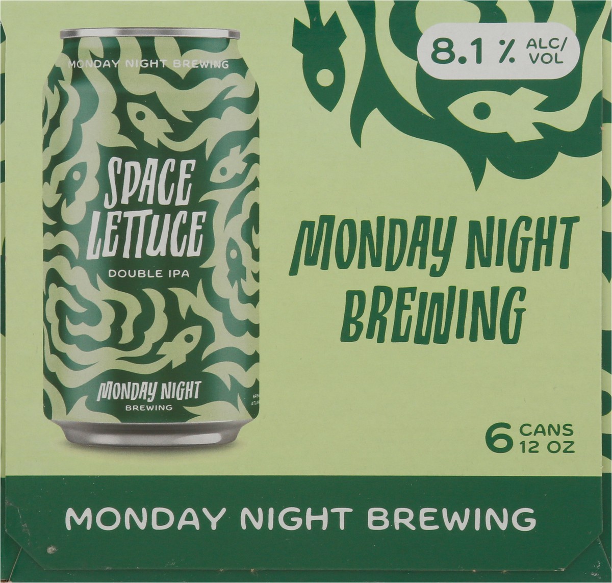 slide 3 of 9, Monday Night Brewing Monday Night Space Lettuce, 6 ct; 12 oz