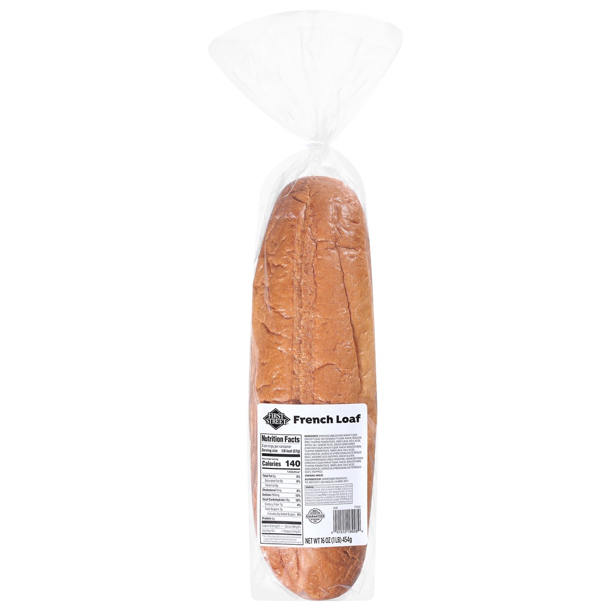 slide 1 of 14, First Street French Bread Loaf, 16 oz