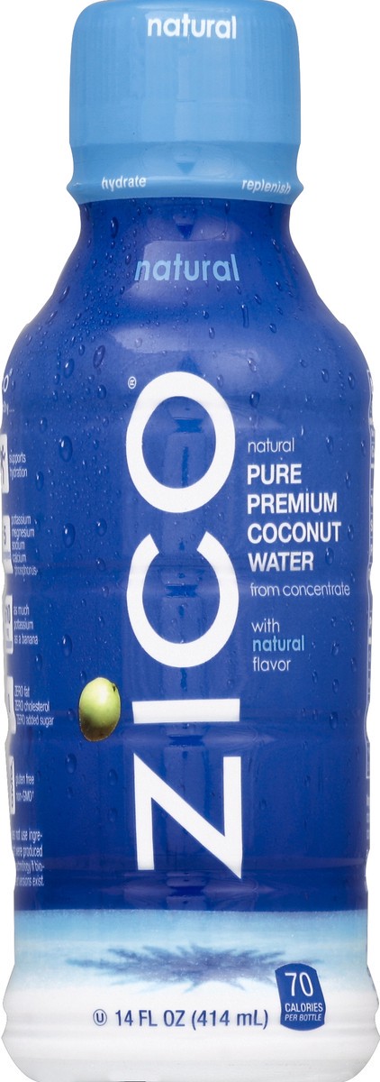 slide 4 of 4, Zico Natural Pure Premium Coconut Water, 16.9 oz