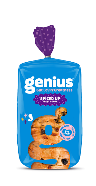 slide 1 of 1, Genius Gluten Free Cinnamon Raisin Bread, 14.1 oz