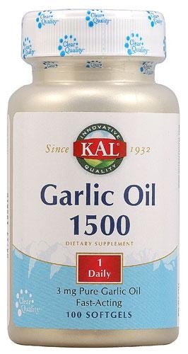 slide 1 of 1, Kal Garlic Oil, 100 sgels