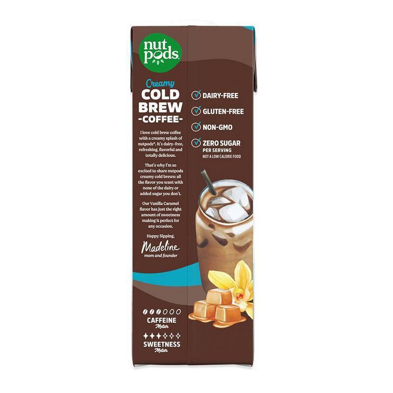 slide 3 of 8, Nutpods Zero Sugar Vanilla Caramel Cold Brew Coffee - 32 fl oz, 32 fl oz