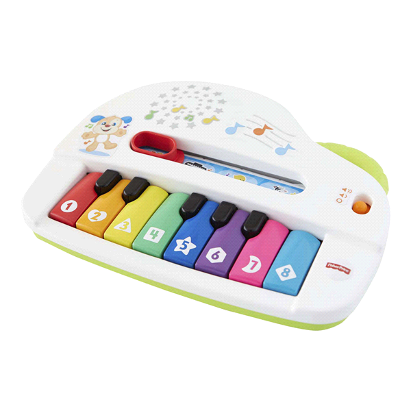 slide 3 of 9, Fisher-Price Laugh & Learn Silly Sounds Light-Up Piano, 1 ea