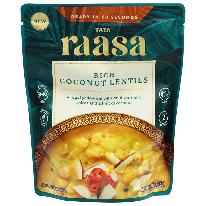 slide 1 of 5, Tata Raasa Rich Coconut Lentils 10 oz, 10 oz
