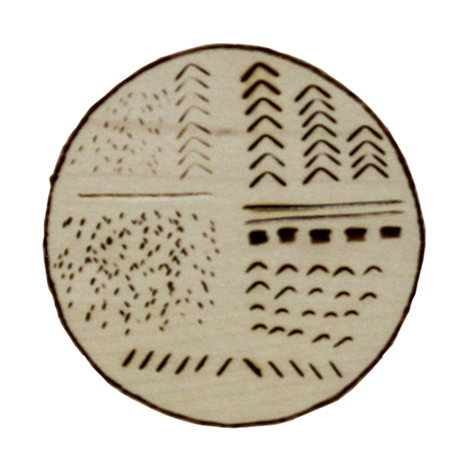 slide 5 of 6, Walnut Hollow Wood Burning Stamping Point, 5.55 in x 2.20 in x 0.7 in