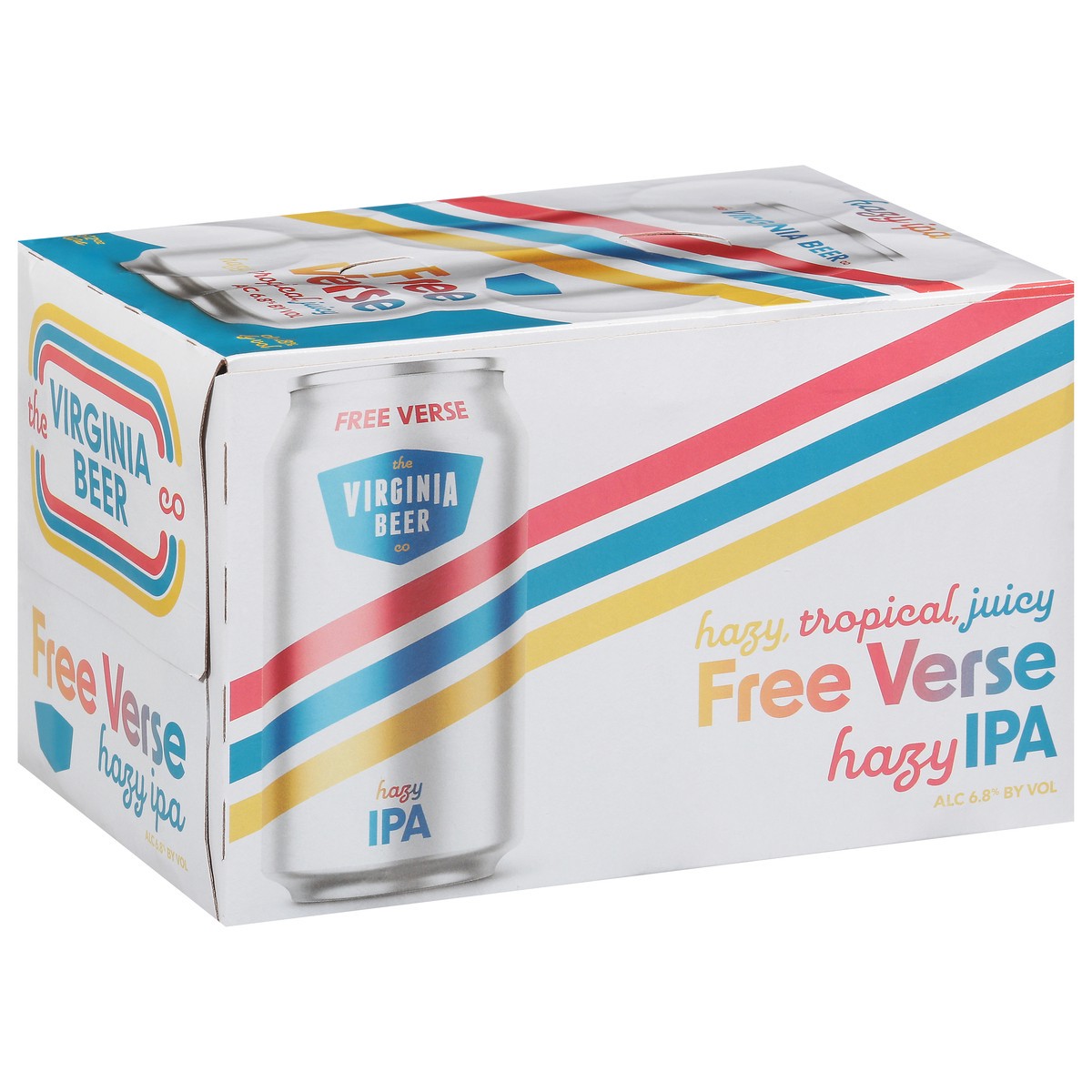 slide 9 of 9, Virginia Beer Hazy IPA Free Verse Beer 6 - 12 oz Cans, 6 ct