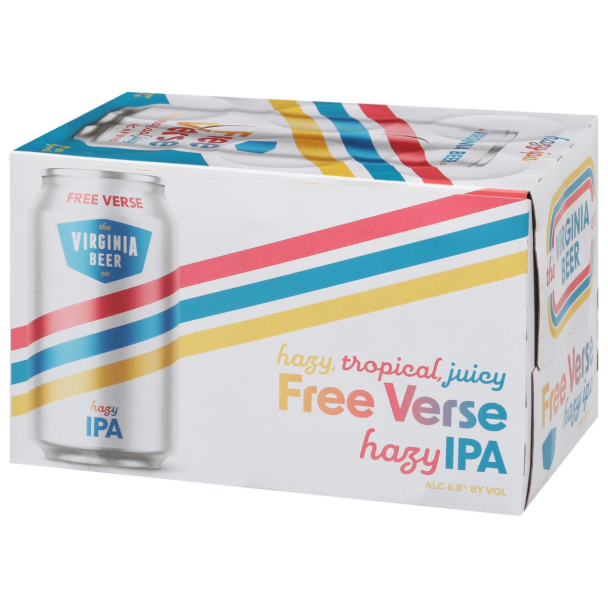 slide 7 of 9, Virginia Beer Hazy IPA Free Verse Beer 6 - 12 oz Cans, 6 ct