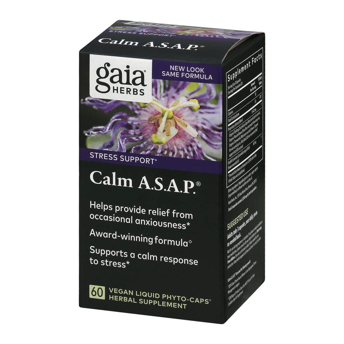 slide 8 of 13, Gaia Herbs Calm Asap Herbal Supplement, 1 ct