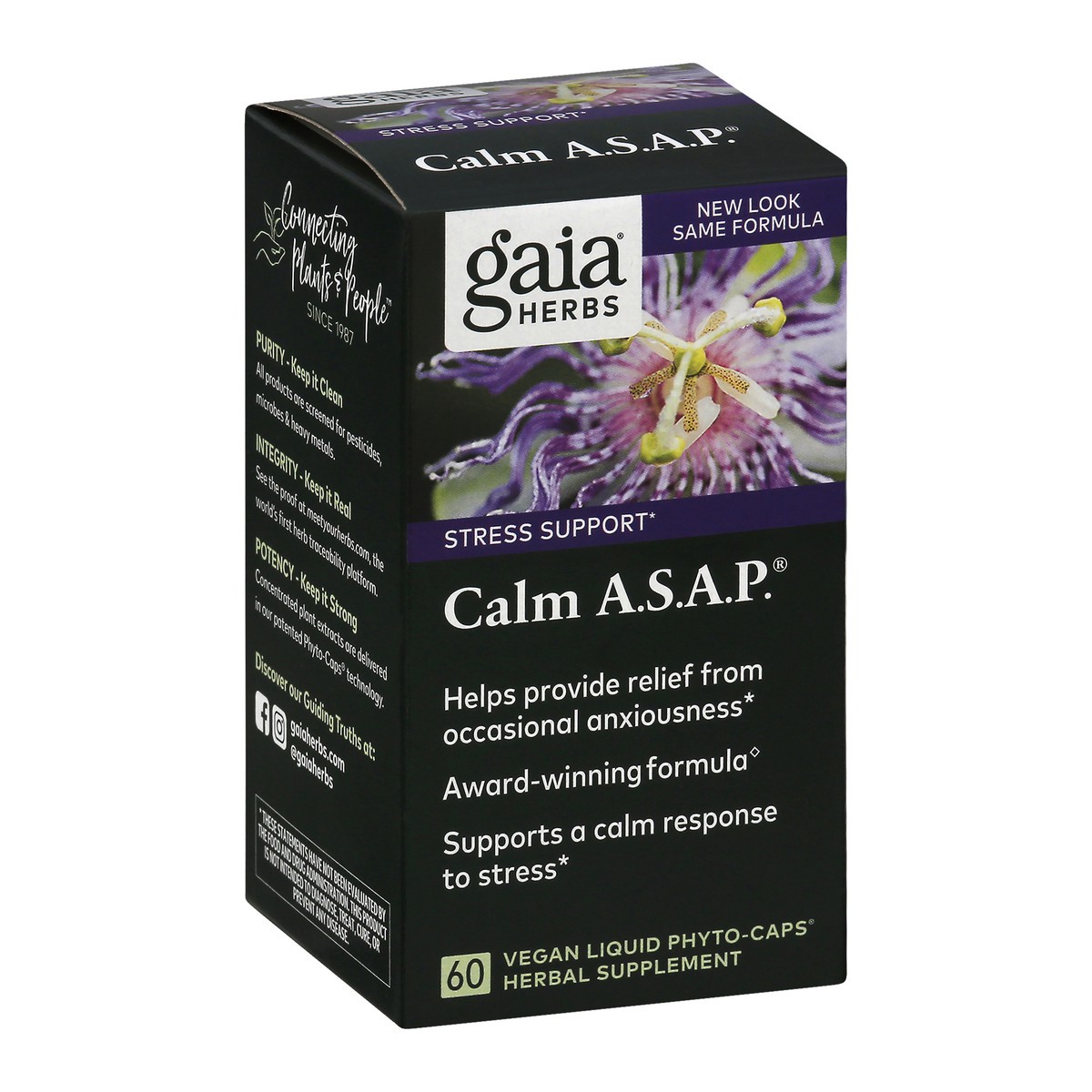 slide 3 of 13, Gaia Herbs Calm Asap Herbal Supplement, 1 ct