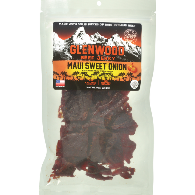 slide 1 of 1, Glenwood Maui Sweet Onion Jerky, 9 oz