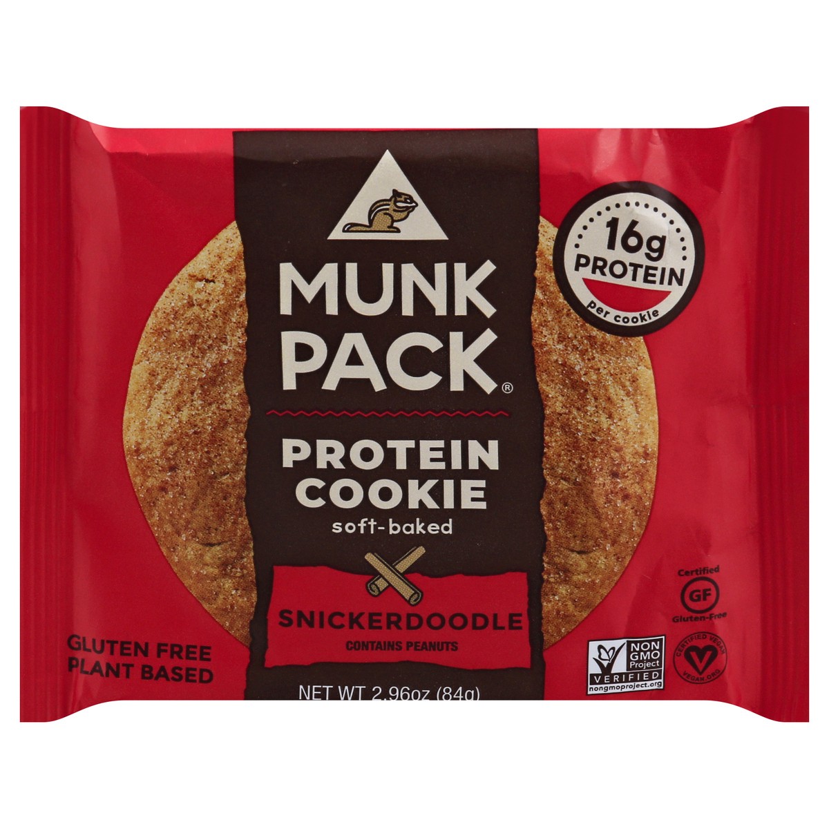 slide 12 of 13, Munk Pack Soft-Baked Snickerdoodle Protein Cookie 2.96 oz, 2.96 oz