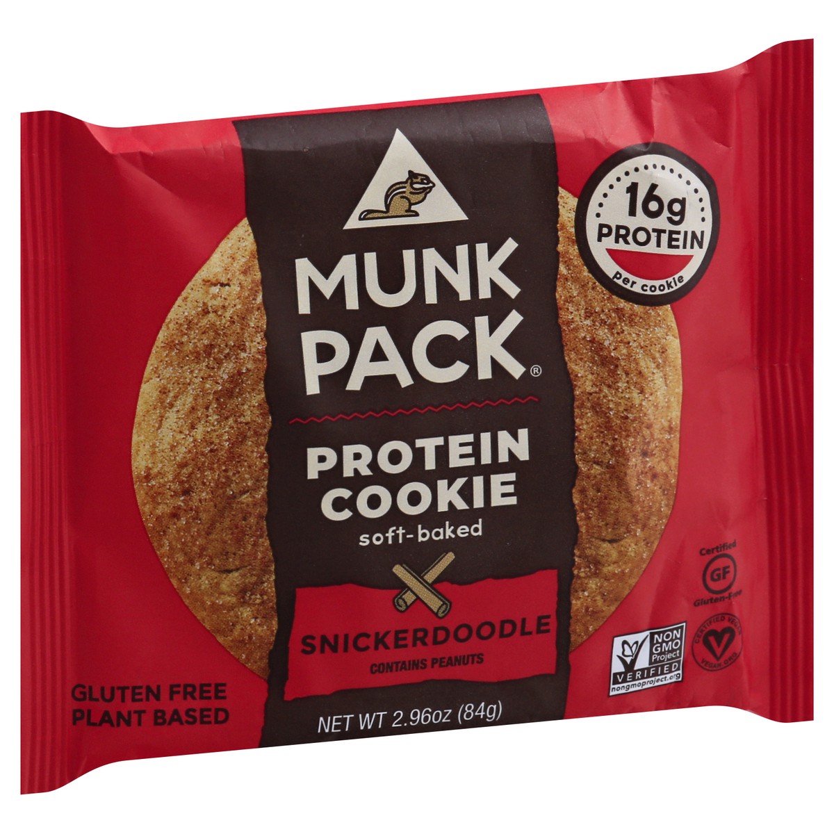 slide 6 of 13, Munk Pack Soft-Baked Snickerdoodle Protein Cookie 2.96 oz, 2.96 oz