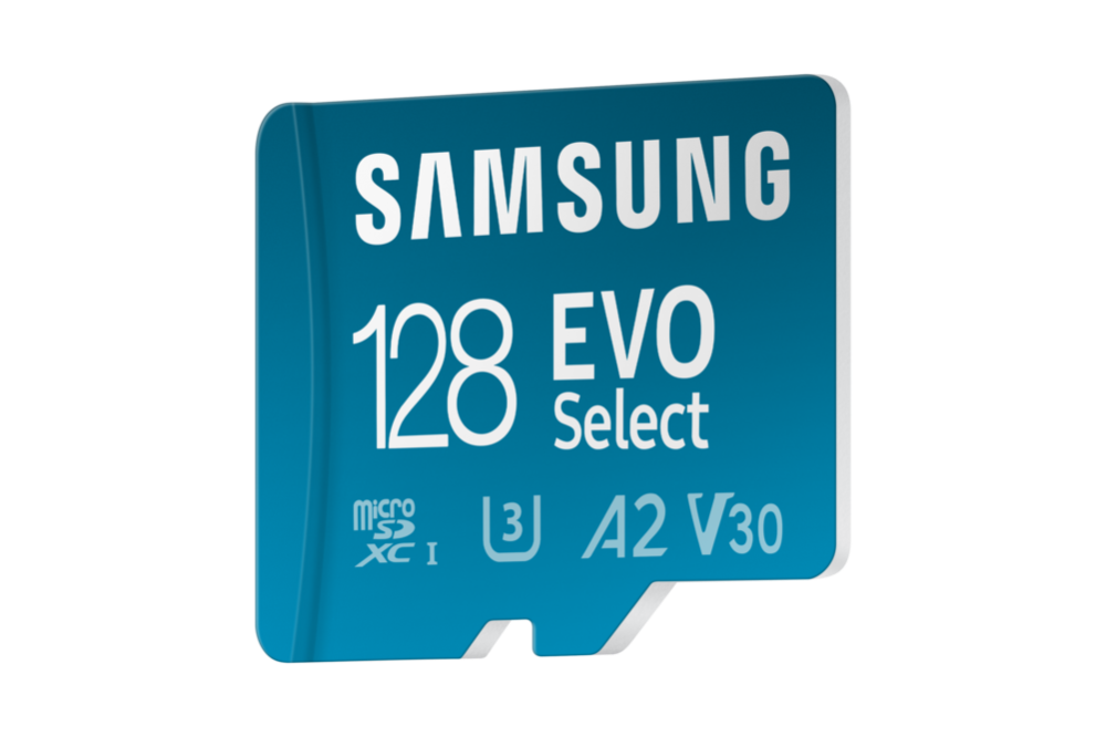 slide 3 of 3, Samsung EVO Select + Adapter MB-ME128SA microSDXC Memory Card, 1 ct
