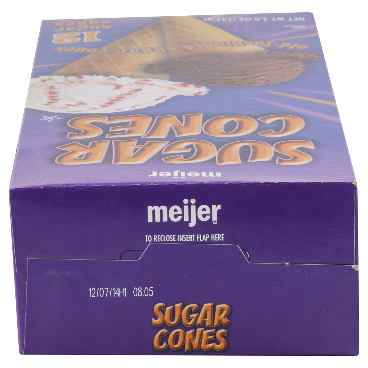 slide 5 of 6, Meijer Sugar Cones, 12 ct