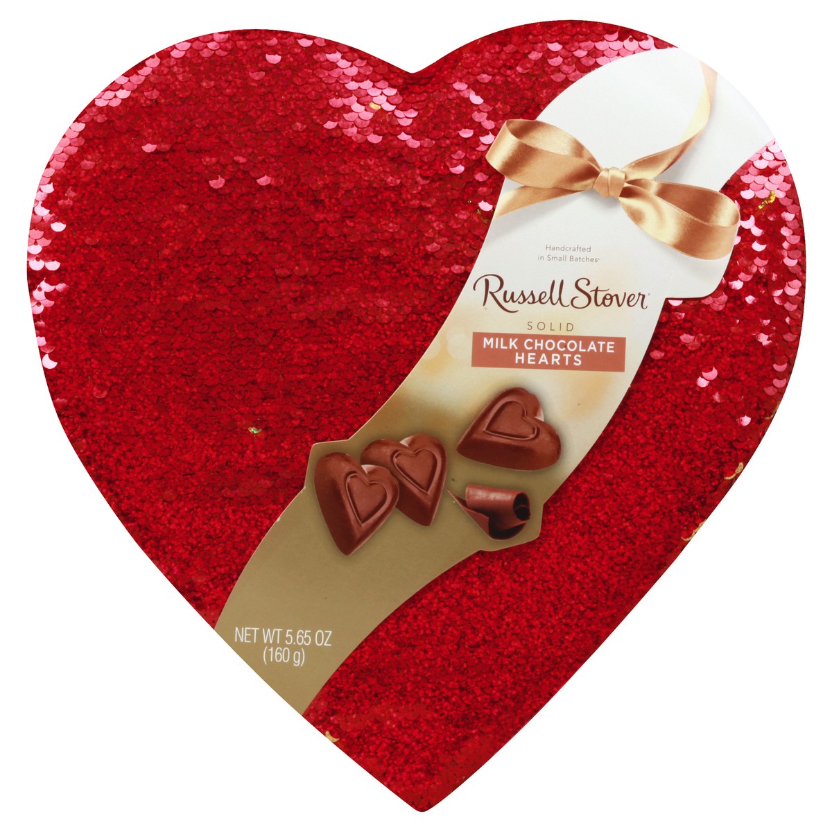 slide 4 of 8, Russell Stover Solid Hearts Milk Chocolate Candy 5.65 oz, 5.65 oz