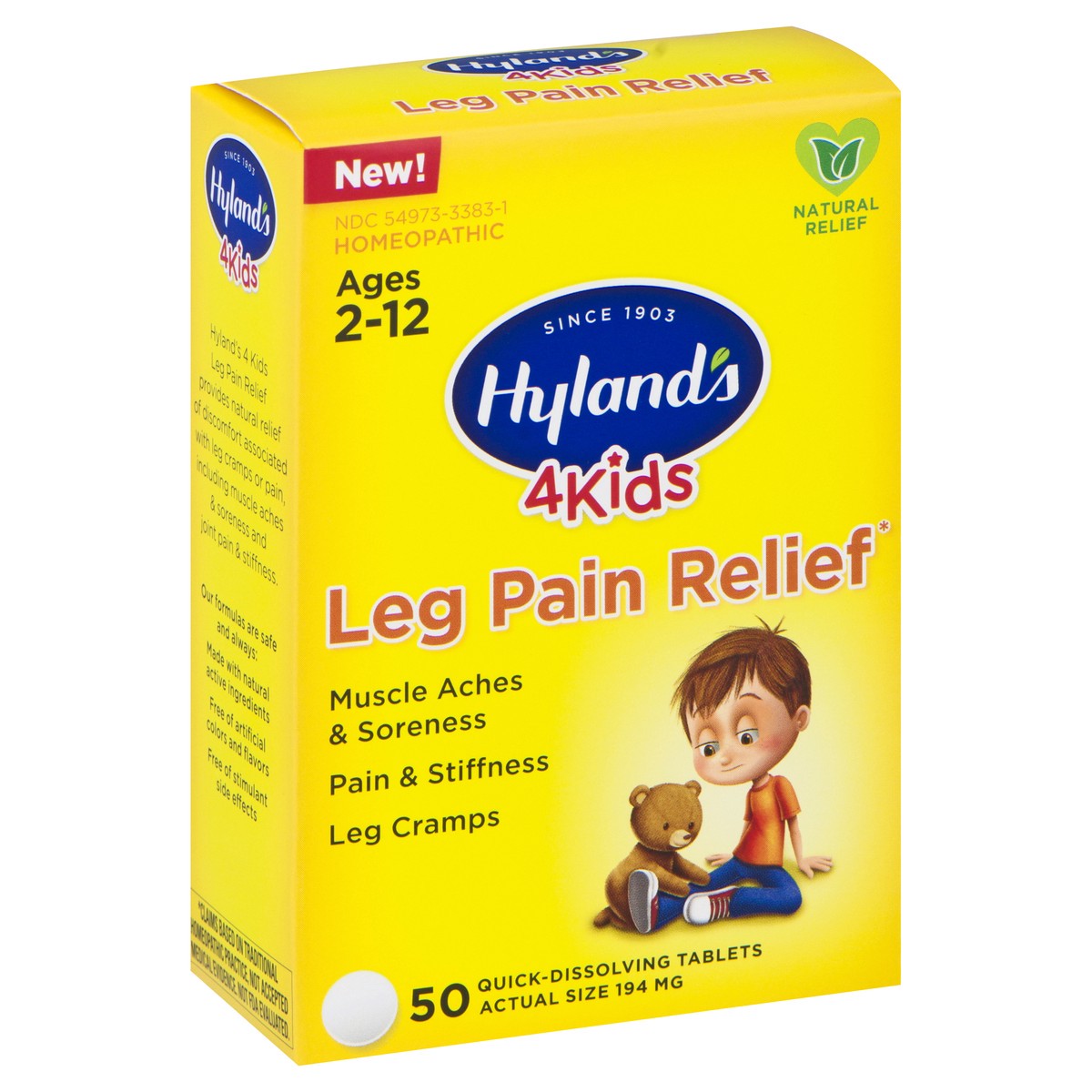 slide 2 of 9, Hyland's Leg Pain Relief 50 ea, 1 ct