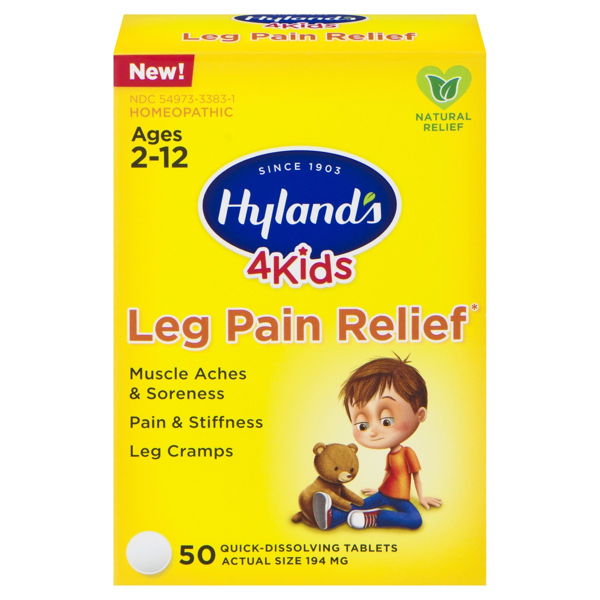 slide 1 of 9, Hyland's Leg Pain Relief 50 ea, 1 ct