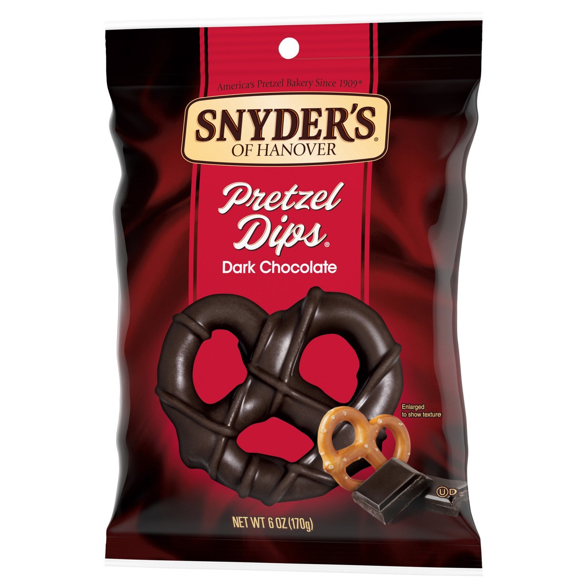 slide 6 of 11, Snyder's of Hanover Pretzels, Dips Dark Chocolate Covered Pretzels, 6 Oz, 6 oz