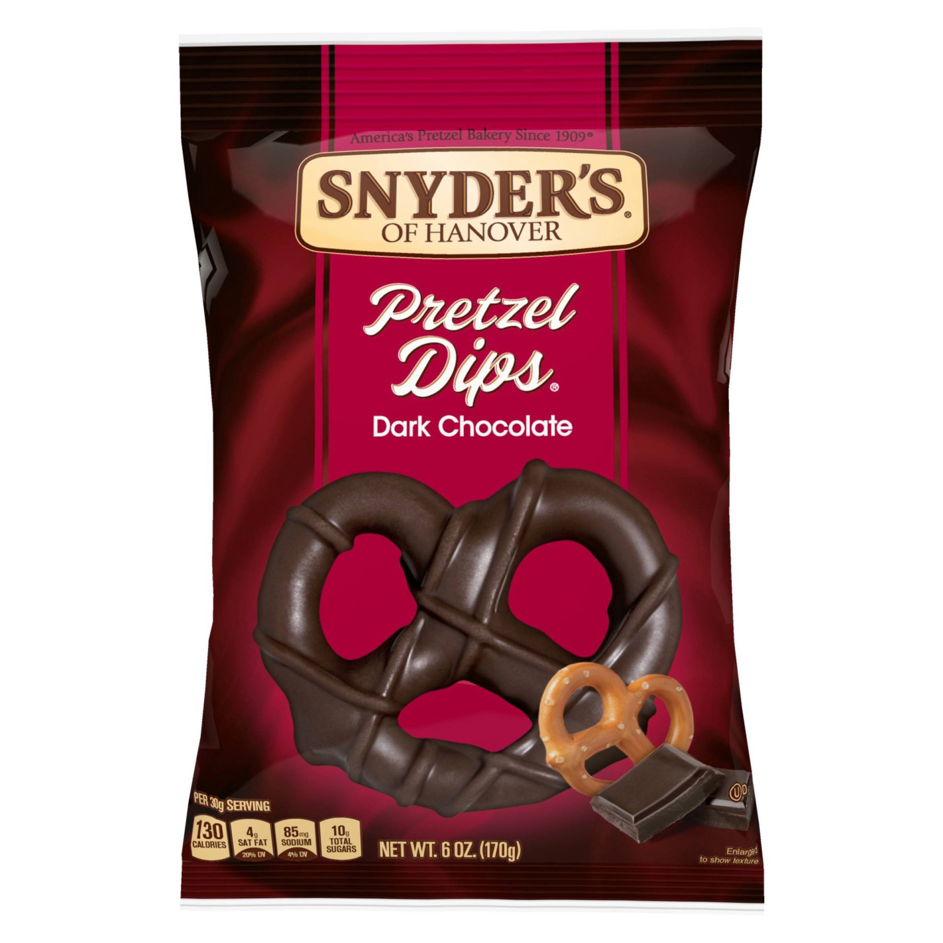 slide 1 of 11, Snyder's of Hanover Pretzels, Dips Dark Chocolate Covered Pretzels, 6 Oz, 6 oz