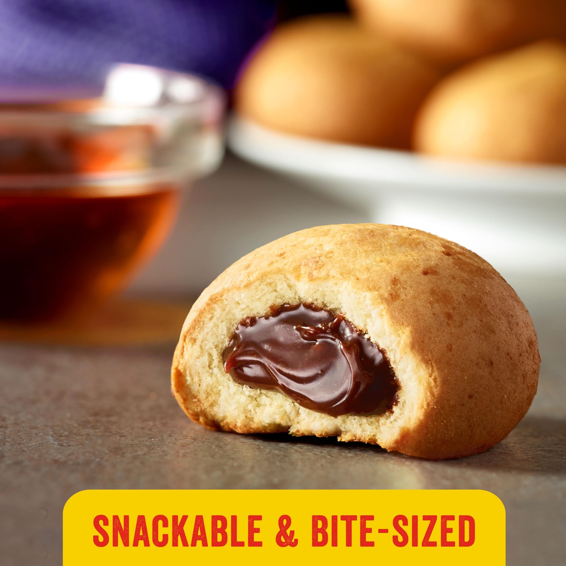 Eggo Stuffed Pancake Bites, Frozen Breakfast, Chocolate 10.15 Oz 