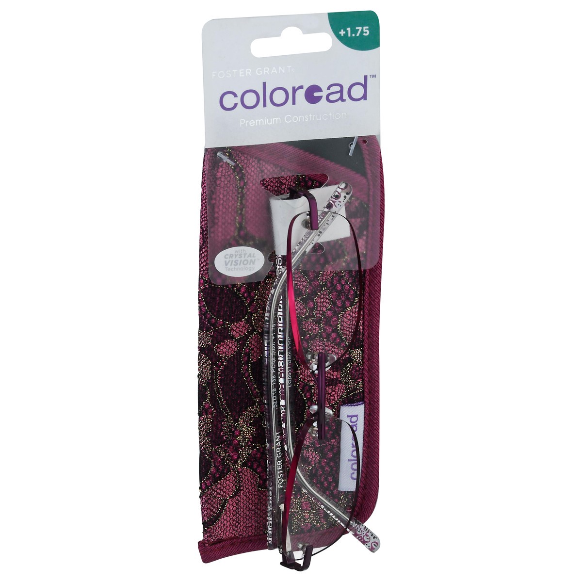 slide 5 of 11, Foster Grant Dani Reading Glasses Purple, 1 ct