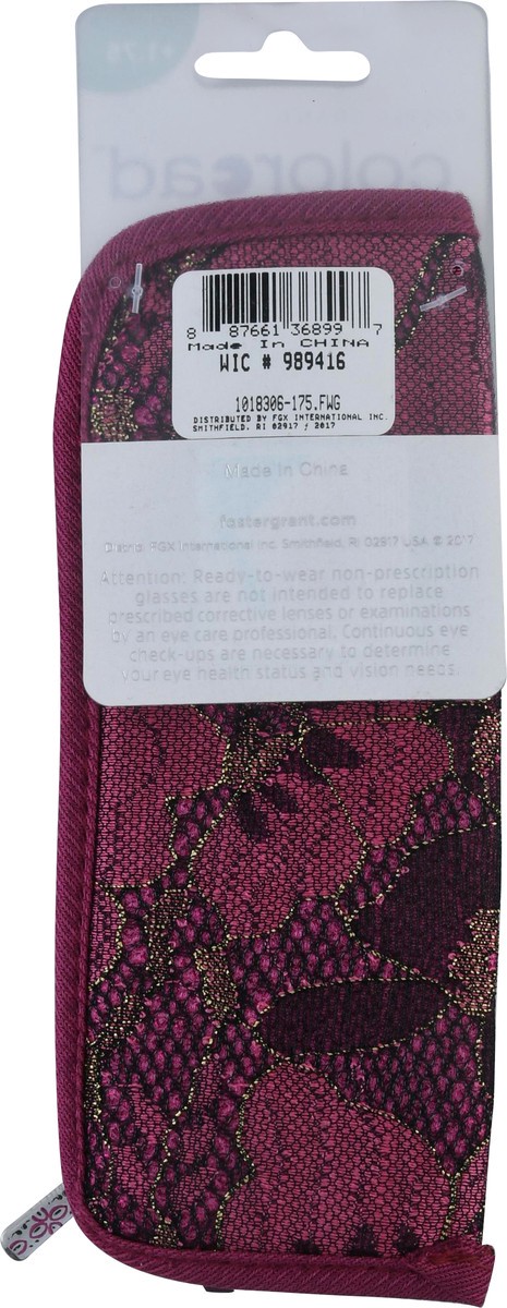 slide 7 of 11, Foster Grant Dani Reading Glasses Purple, 1 ct