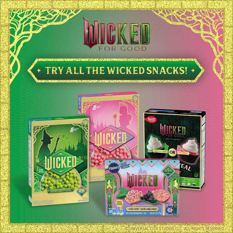 slide 4 of 7, Wicked Kitchen Cereal, Elphaba Caramel Apple Flavored, Family Size, 18.1 oz, 18.1 oz