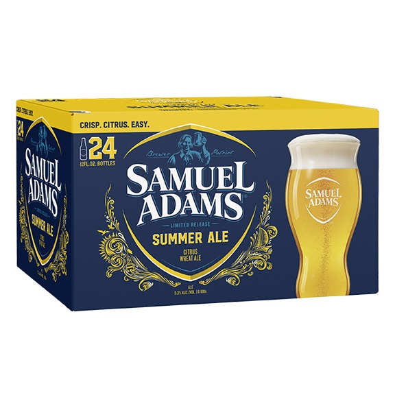 slide 2 of 4, Samuel Adams Summer Ale Seasonal Beer, 24pk; 12 fl oz  