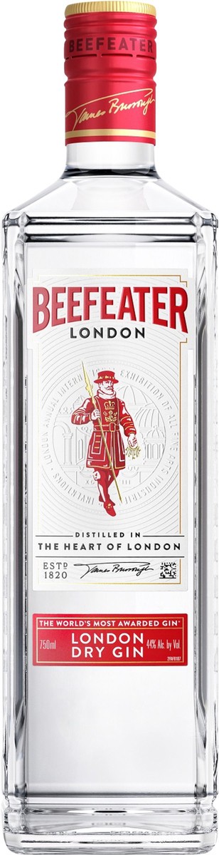 slide 1 of 9, Beefeater London Dry Gin 88 Proof 750mL Bottle, 750 ml