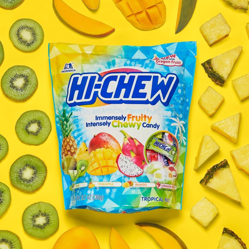 slide 2 of 3, Morinaga Hi-chew Tropical Chewy Candy, 12.7 oz