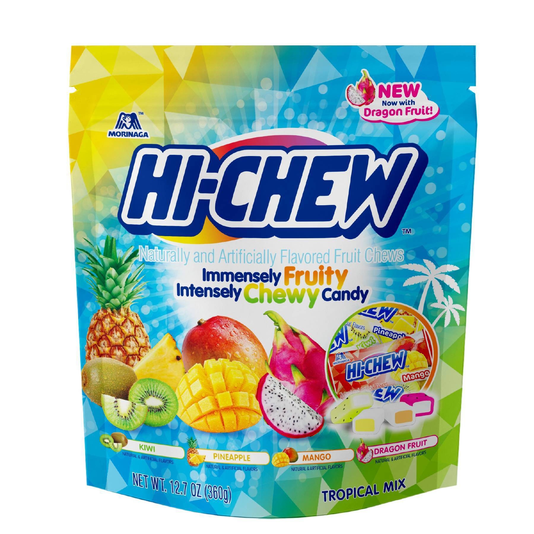 slide 1 of 3, Morinaga Hi-chew Tropical Chewy Candy, 12.7 oz