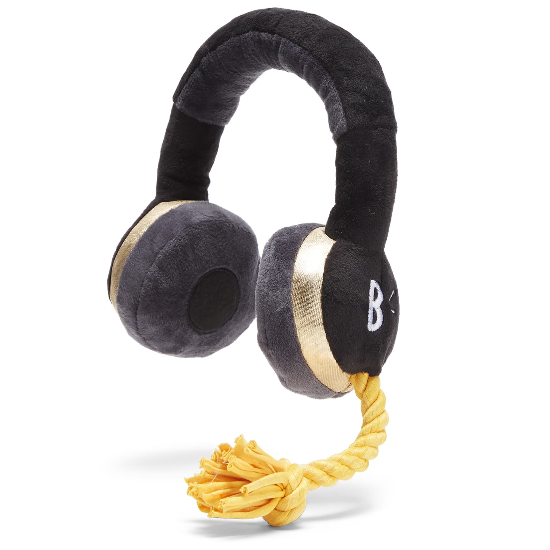 slide 1 of 1, BARK In The Zone Headphones Dog Toy, MED