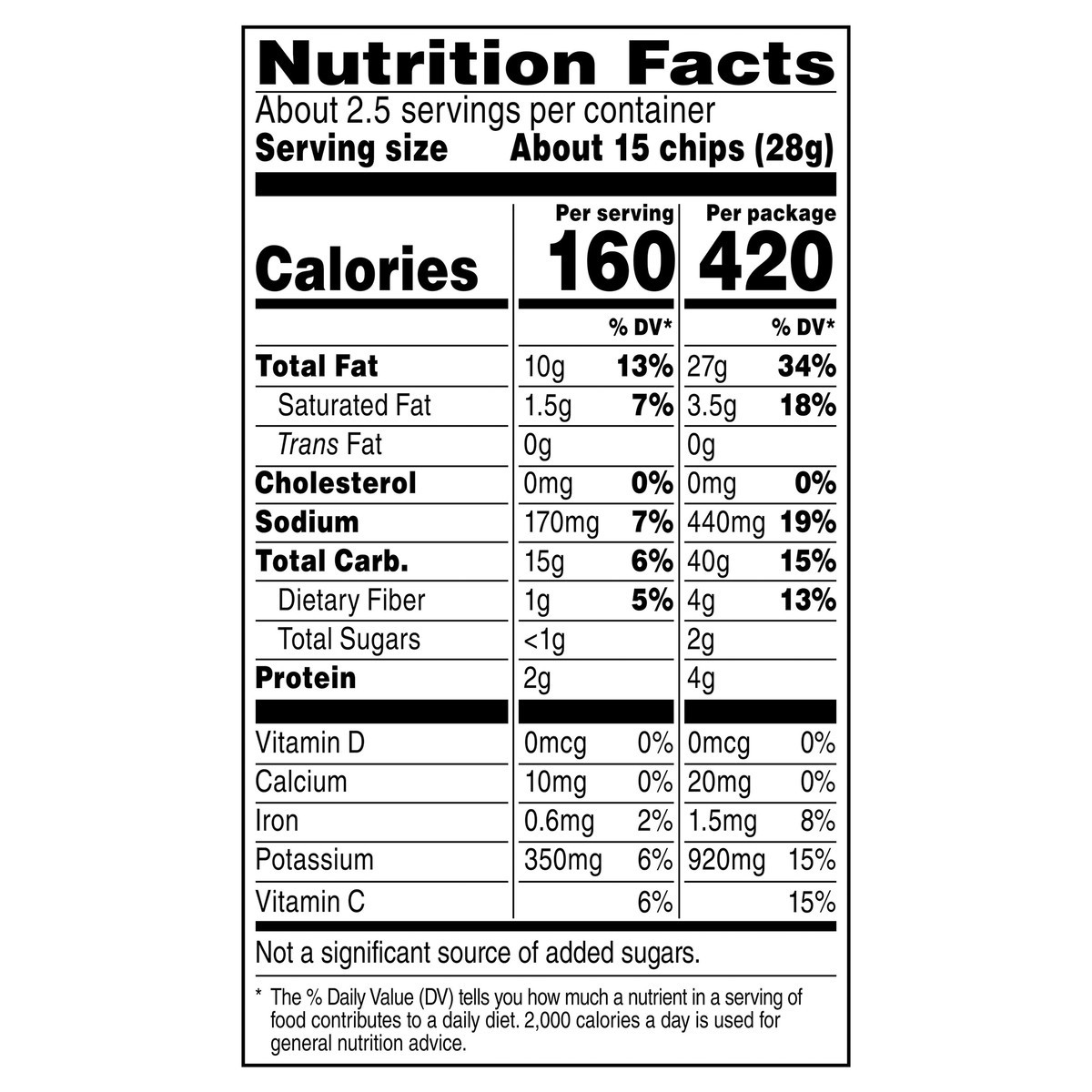 slide 5 of 6, Lay's Potato Chips , Classic, 2.62 oz