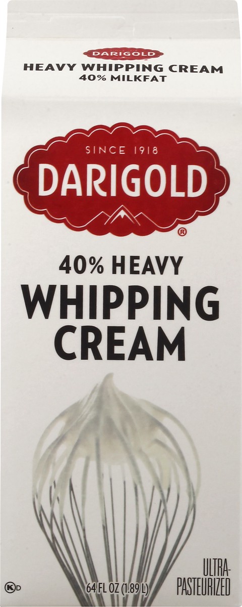 slide 5 of 13, Darigold 40% Heavy Ultra-Pasteurized Whipping Cream 64 oz, 64 oz