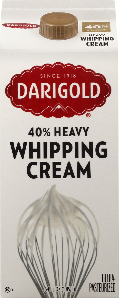 slide 6 of 13, Darigold 40% Heavy Ultra-Pasteurized Whipping Cream 64 oz, 64 oz